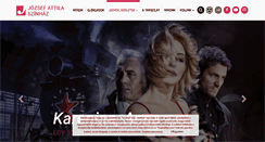 Desktop Screenshot of jozsefattilaszinhaz.hu